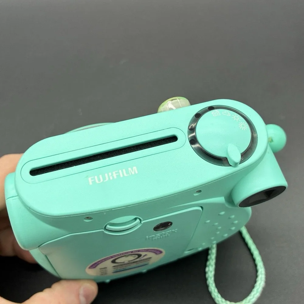 Fujifilm Instax Mini 75 Instant Film Camera Seafoam Green Tested Working
